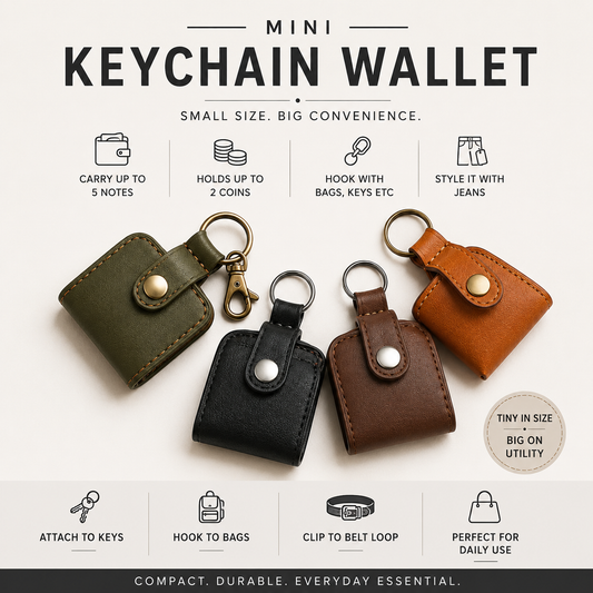 Mini keychain wallet