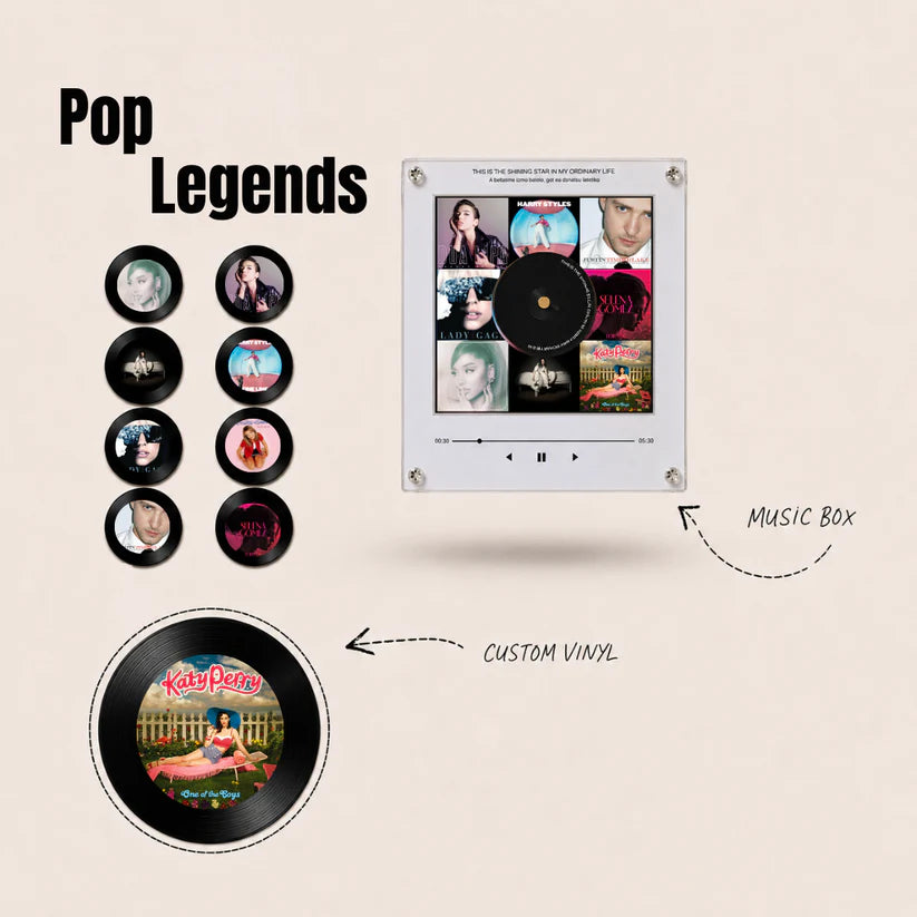 MEWEN™-The Magnetic Vinyl Music Box