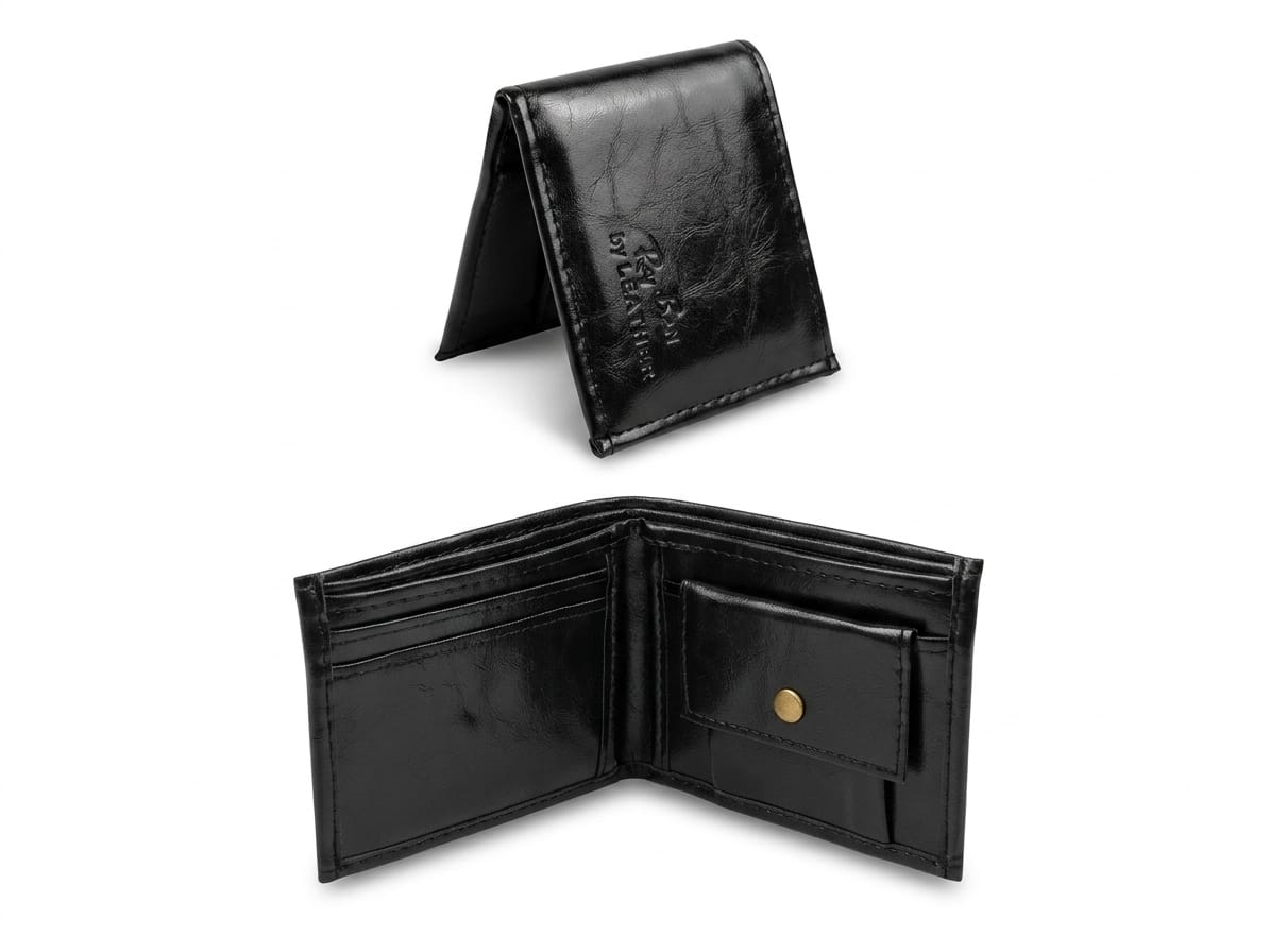 MEWEN- Premium Rayban leather wallet + RFID car holder COMBO
