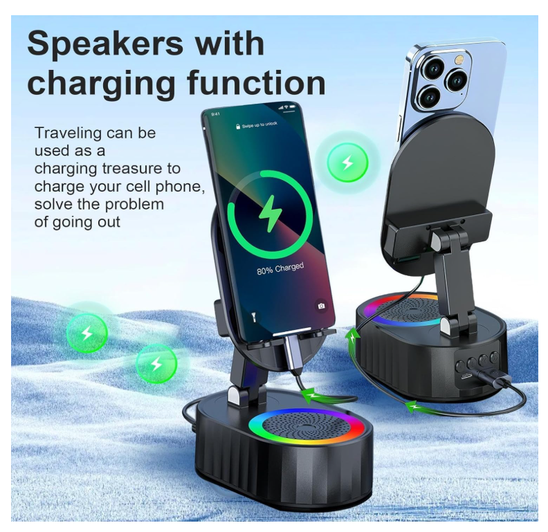 MEWEN™- Wireless Induction Audio Bluetooth Speaker 5in1