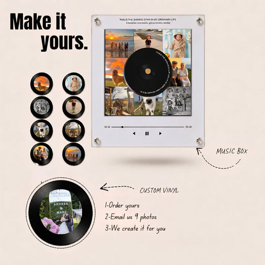 MEWEN™-The Magnetic Vinyl Music Box