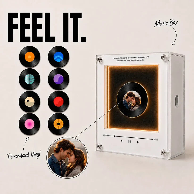 MEWEN™-The Magnetic Vinyl Music Box